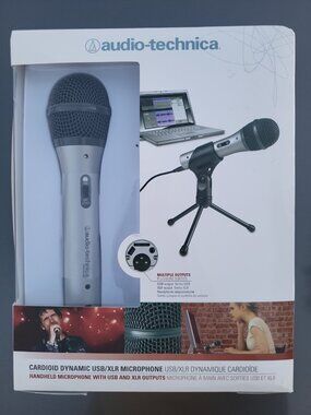 Audio-Technica ATR2100-USB Cardioid Dynamic USB/XLR Microphone